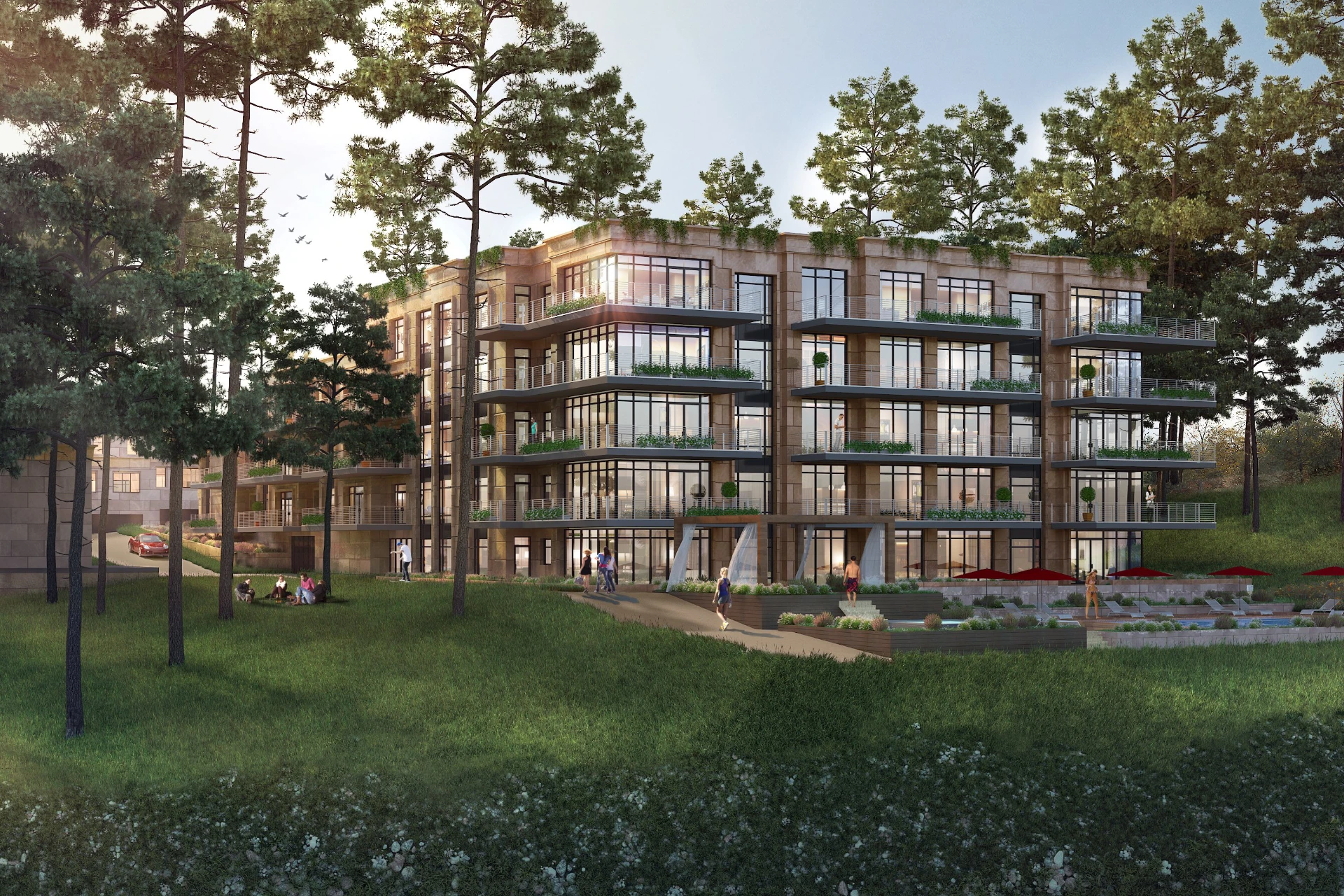 Lake Side Rendering