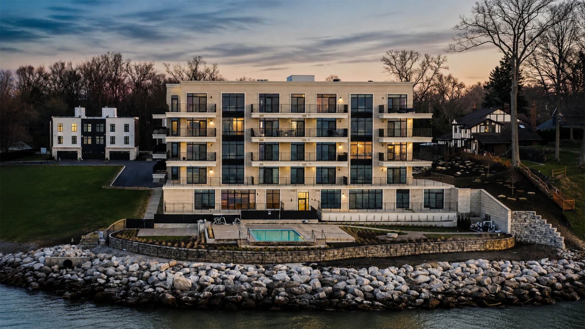 Lake side view