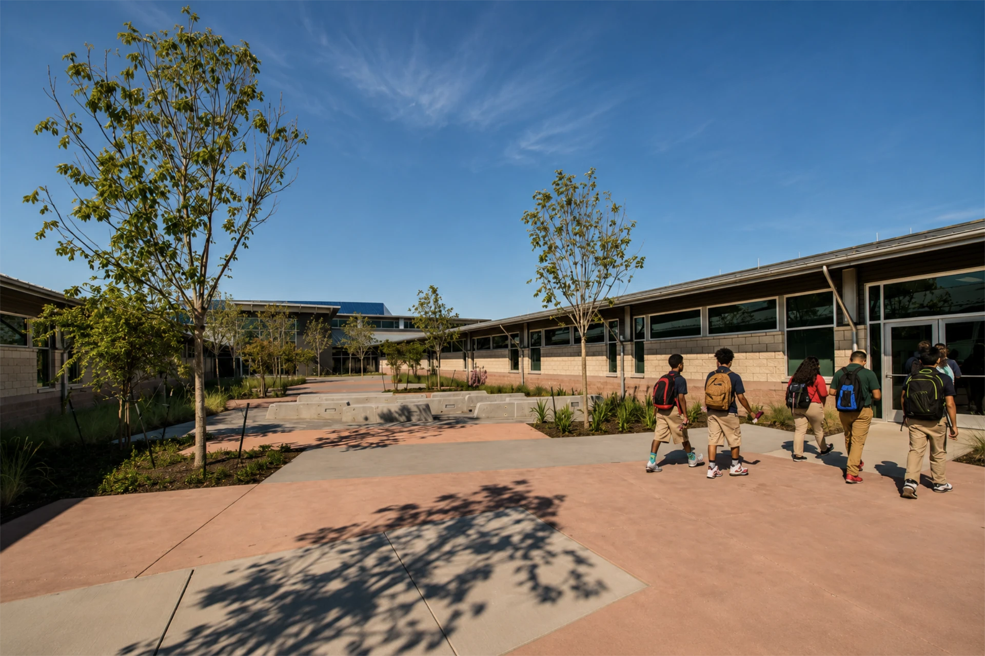 Life School - Exterior Courtyard