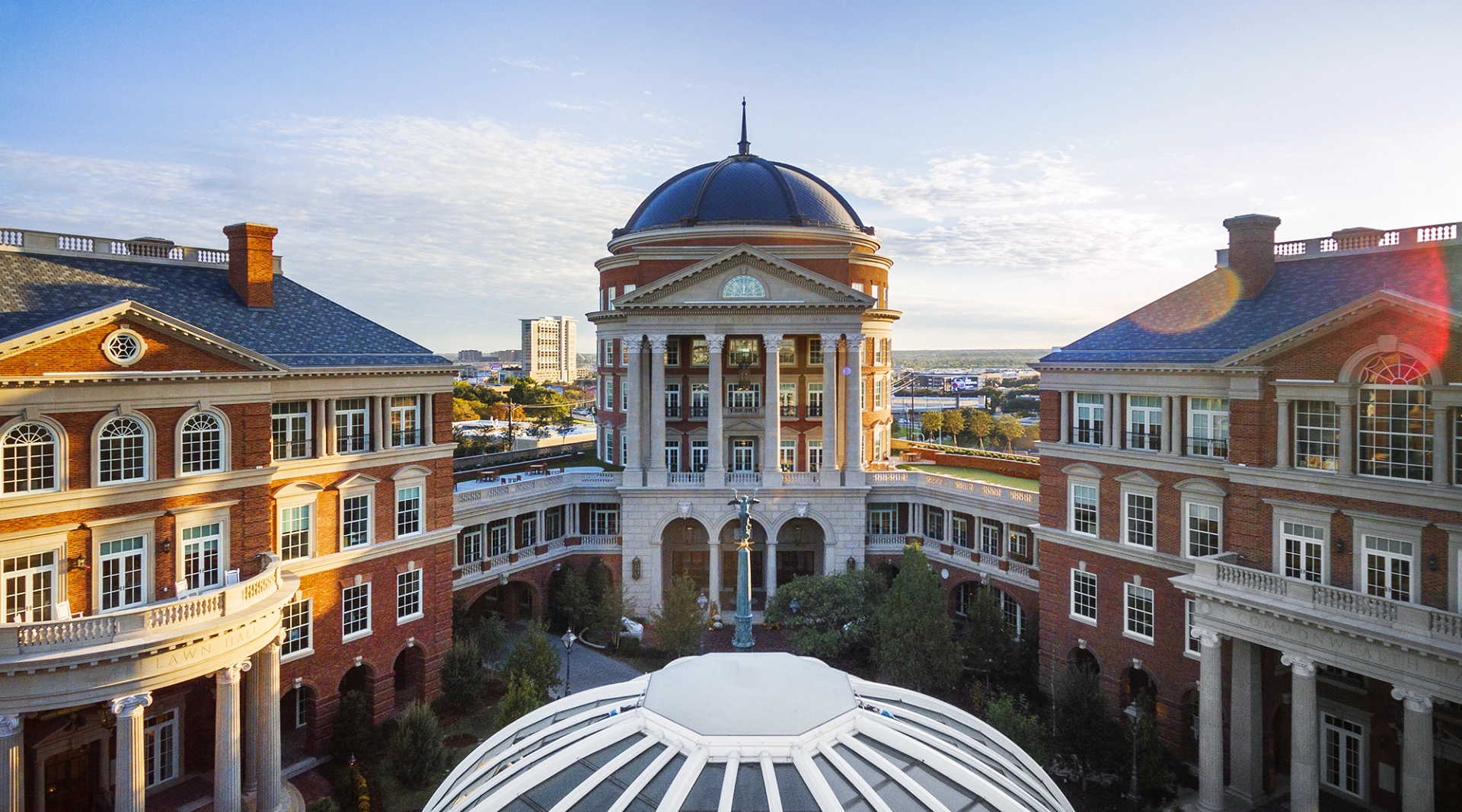 Old Parkland - Courtyard Aerial View