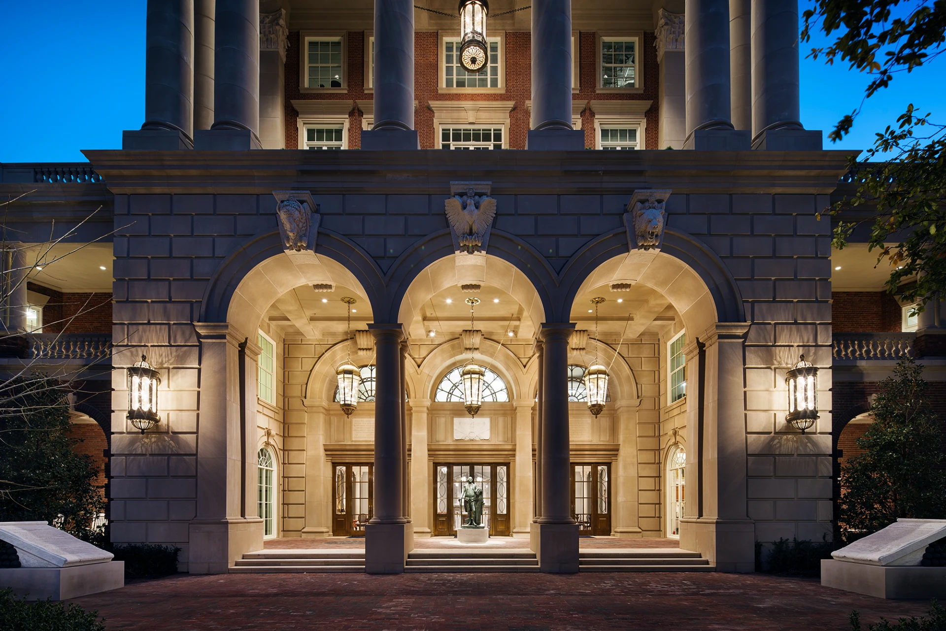 Old Parkland - Parkland Hall Night Shot