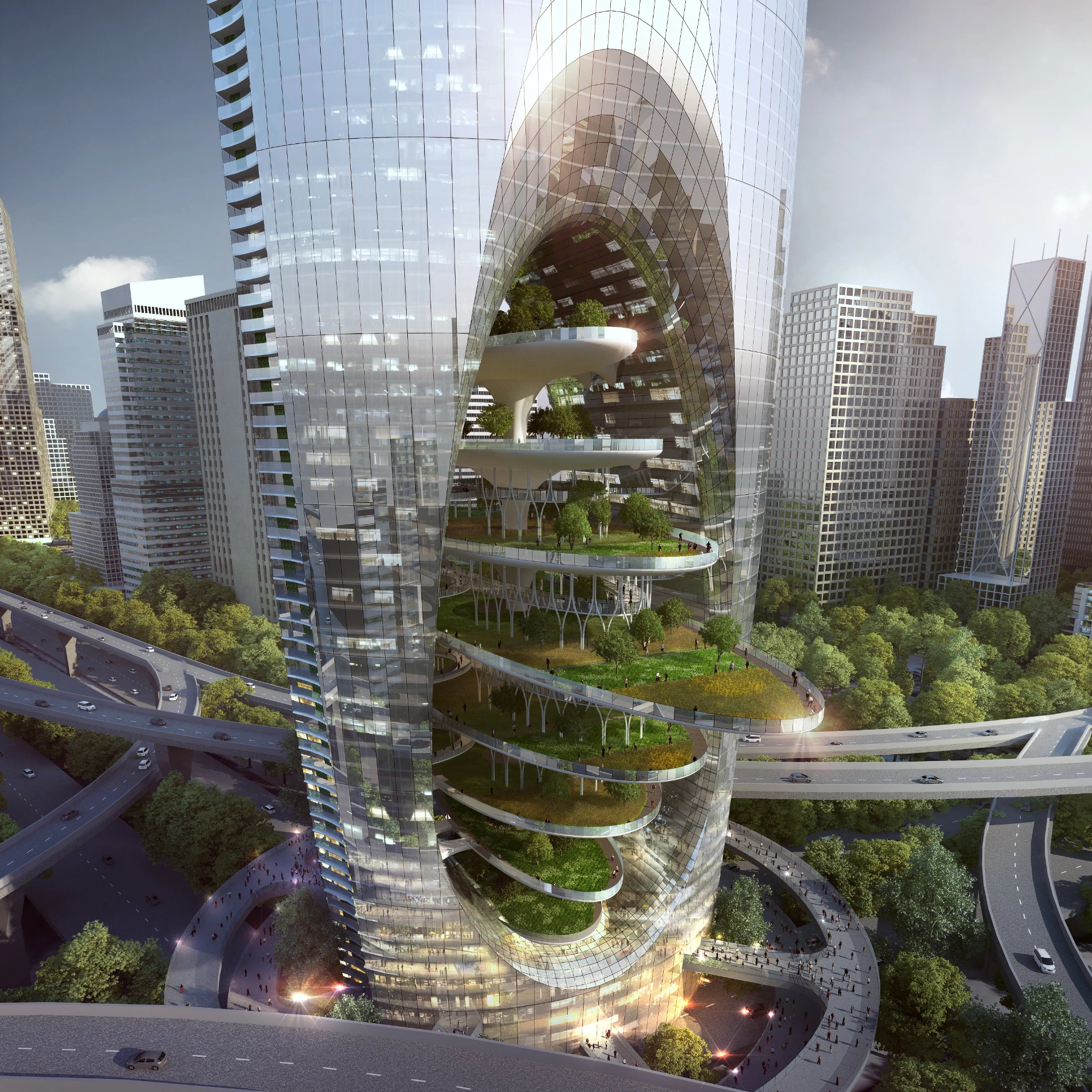 eVolo - Atrium view